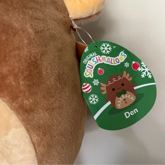 NWT 10” Den the Gingerbread Axolotl Squishmallow - Picture 2 of 2